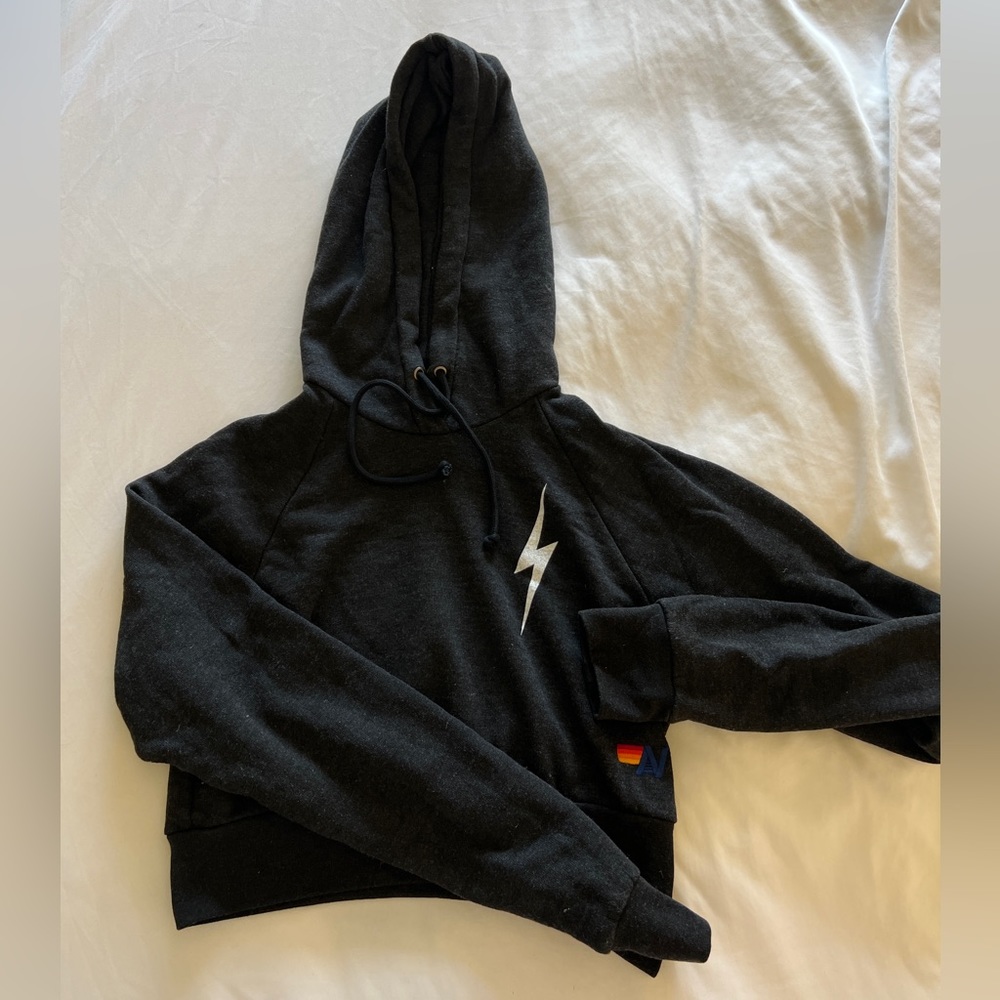 Aviator Nation Cropped Hoodie - Picture 1 of 7